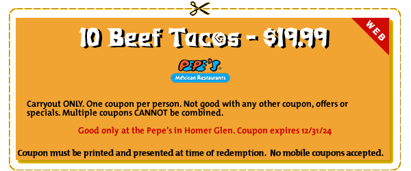 10 Beef Tacos