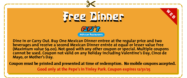 Free Mexican Dinner