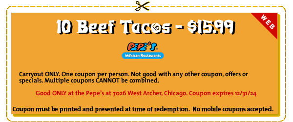 10 Beef Tacos