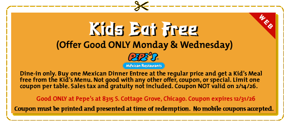 Kids Eat Free Mexican