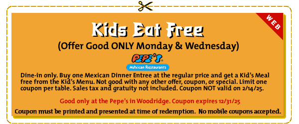 Kids Eat Free Mexican