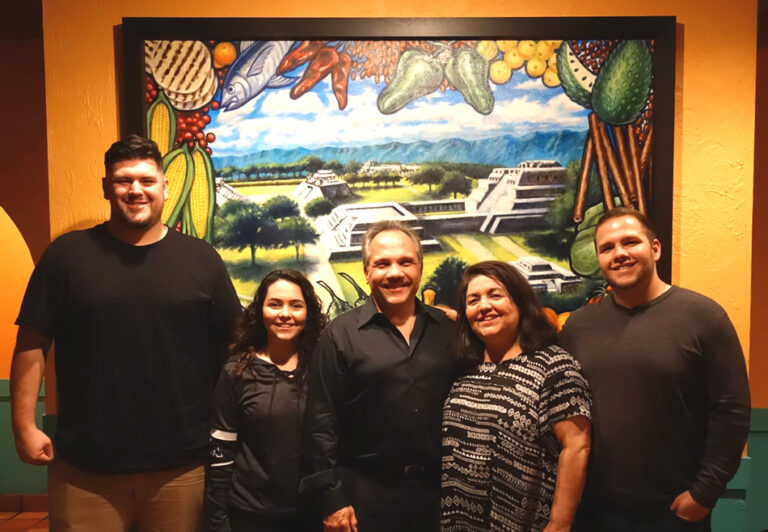 Matthew Ramondo, boyfriend of daughter Briana, Voctor Almodovar, his wife Rocio and son Michael