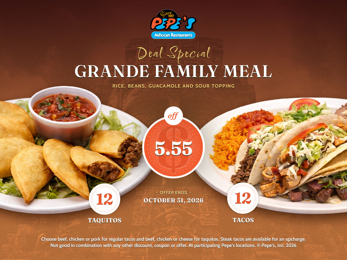 Grande Meal Deal - October 2026